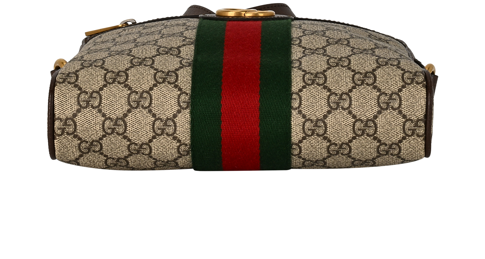 Small Ophidia Messenger, &pound;595, Handbags, Beige, Canvas, Top view